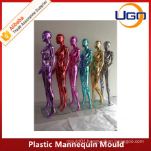 Grace chrome fashion and sexy plastic mannequin mould